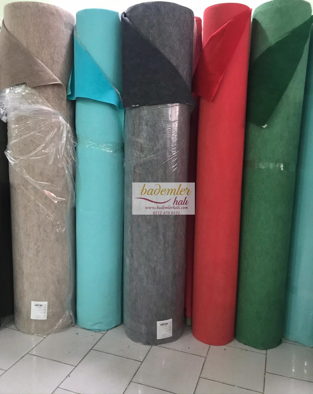Jelatinli ve jelatinsiz Halıfleks rulo halılar